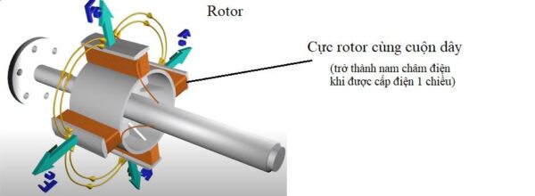 Máy Phát Điện Là Gì? Nguyên Lý Hoạt Động và Cấu Tạo Chi Tiết 2 rotor